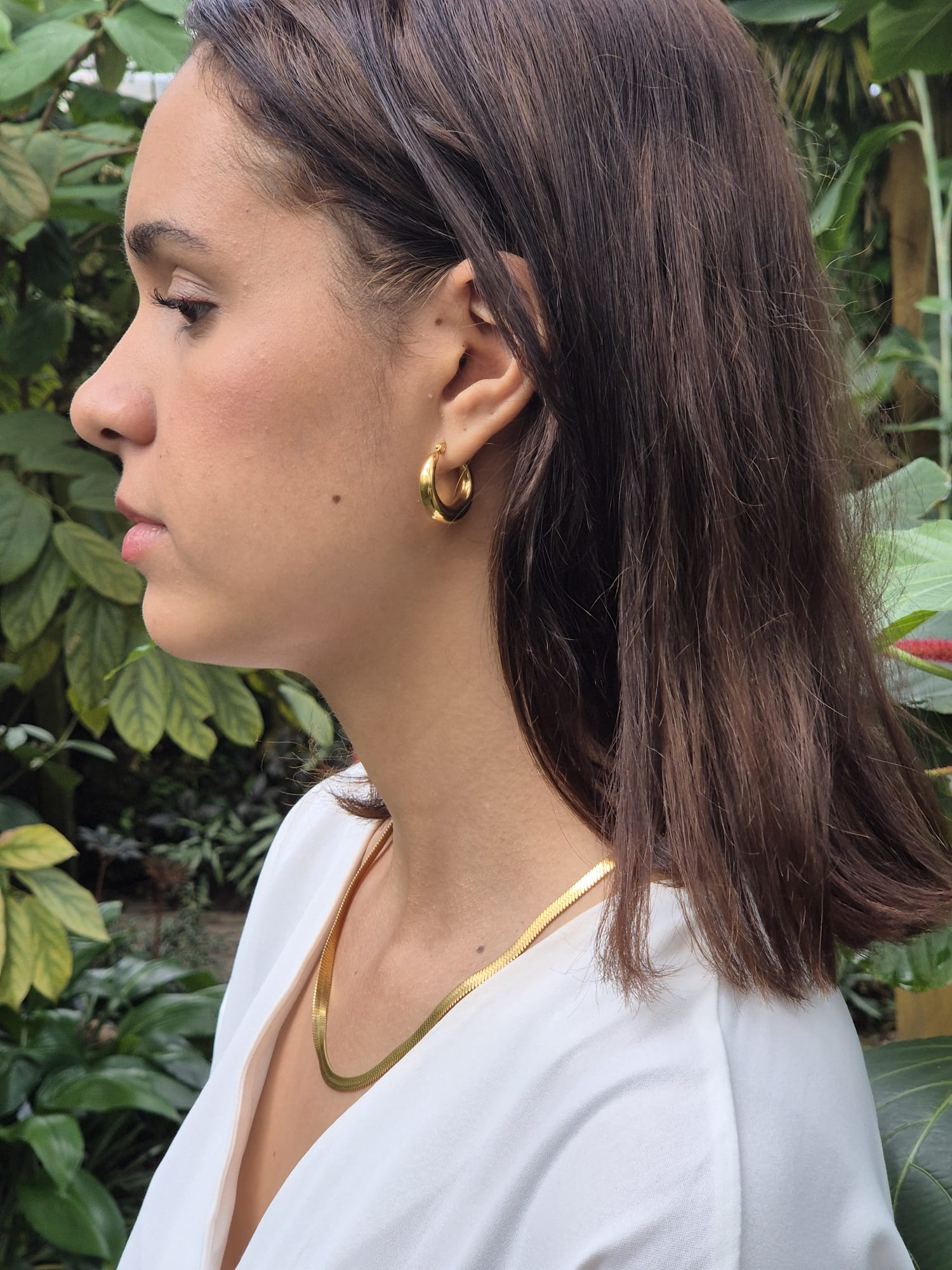 Golden loops earrings
